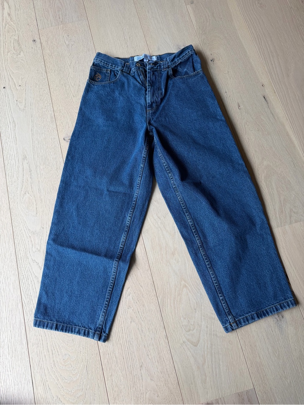Relaxed Fit Men's Jeans in Deep Blue Denim Big Boy Style